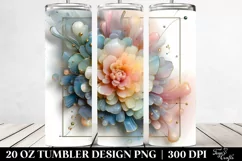 Glossy Marigold Design, Clipart 20 Oz Tumbler Product Image 2
