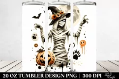 Retro Halloween Mummy | 20 oz Tumbler Product Image 2