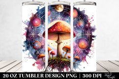 Magical Centered Mushroom Clipart Product Image 2