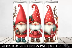 Charming Christmas Gnomes Clipart 20 Oz Tumbler Product Image 2