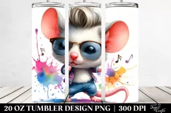 Cute Baby Mouse Dancing | 20 oz Tumbler Product Image 2