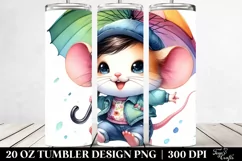 Vibrant Baby Mouse Jump 20 Oz Tumbler Product Image 2