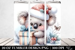 Cute Baby Koala Winter Clipart 20 Oz Tumbler Product Image 2
