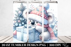 Cute Baby Koala Winter Clipart 20 Oz Tumbler Product Image 2