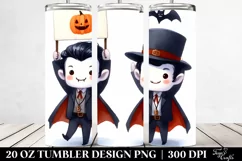 Funny Vampire Haloween Clipart 20 Oz Tumbler Product Image 2