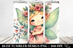 Retro Funny Fairy,20 oz Tumbler Product Image 2