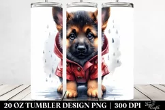 Expressive Baby German Shepherd | 20 oz Tumbler Product Image 2