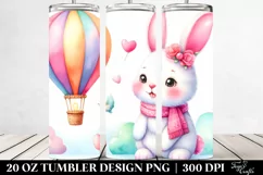 Colorful Pinkish Baby Rabbit 20 Oz Tumbler Product Image 2