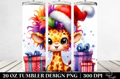 Enthusiastic Baby Giraffe with Crazy Haircut Product Image 2
