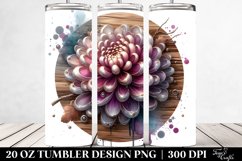 Colorful Chrysanthemum | 20 Oz Tumbler Product Image 2