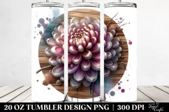 Colorful Chrysanthemum | 20 Oz Tumbler Product Image 2