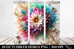 Chrysanthemum Tumbler | 20 oz Tumbler Product Image 2