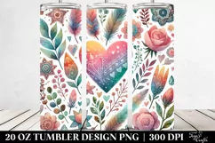Valentines 20 Oz Tumbler Png Product Image 2