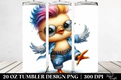 Vibrant Baby Chicken Dance 20 Oz Tumbler Product Image 2