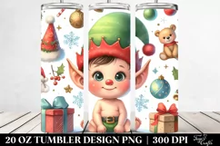 Goofy Baby Elf with Christmas Decorations Product Image 2