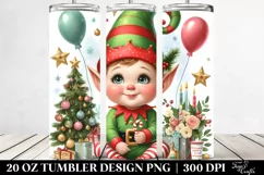 Goofy Baby Elf with Christmas Decorations Product Image 2