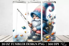 Gnome Fishing 20 Oz Tumbler Product Image 2
