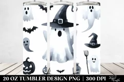 Simple Funny Halloween Clipart 20 Oz Tumbler Product Image 2