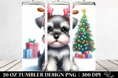 Watercolor Miniature Schnauzer, Transparent PNG Product Image 2