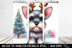 Watercolor Miniature Schnauzer, Transparent PNG Product Image 2