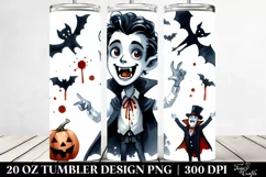 Simple Funny Halloween Clipart 20 Oz Tumbler Product Image 2