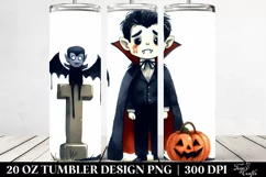 Simple Funny Halloween Clipart 20 Oz Tumbler Product Image 2