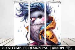 Baby Dove with Raincoat, Transparent PNG Product Image 2