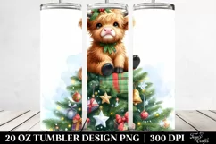Cute Baby Highland Cow Clipart Product Image 2