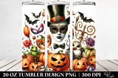 Simple Funny Halloween Clipart 20 Oz Tumbler Product Image 2