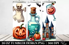 Simple Funny Halloween Clipart 20 Oz Tumbler Product Image 2