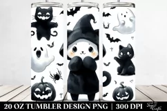 Simple Funny Halloween Clipart 20 Oz Tumbler Product Image 2