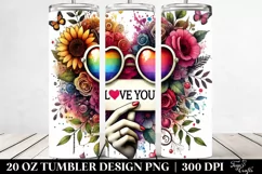 Love 20 Oz Tumbler Png Product Image 2