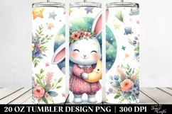 Colorful Smiling Baby Rabbit | 20 Oz Tumbler Product Image 2