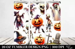Simple Funny Halloween Clipart 20 Oz Tumbler Product Image 2