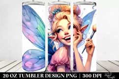 Watercolor Fairy 20 oz Tumbler Product Image 2