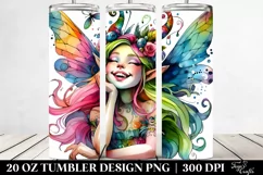 Watercolor Fairy 20 oz Tumbler Product Image 2