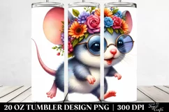 Vibrant Baby Mouse Jump 20 Oz Tumbler Product Image 2
