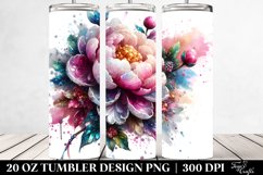Peonies Tumbler | 20 oz Tumbler Product Image 2