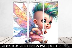 Contempt Baby Fairy Running | 20 oz Tumbler Product Image 2