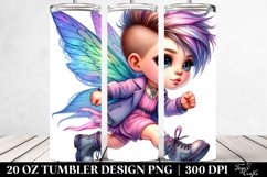 Contempt Baby Fairy Running | 20 oz Tumbler Product Image 2