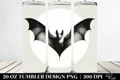 Digital Painting Simple Bat | 20 oz Tumbler Product Image 2