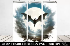 Digital Painting Simple Bat | 20 oz Tumbler Product Image 2