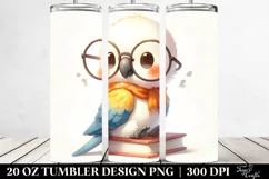 Cute Baby Macaw Sitting | 20 oz Tumbler Product Image 2