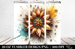 Sunflower Splash | 20 Oz Tumbler Product Image 2