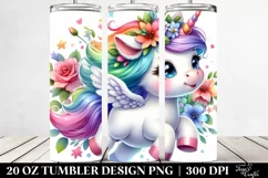 Vibrant Baby Unicorn 20 oz Tumbler Product Image 2