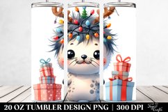 Expressive Seal Christmas PNG Product Image 2