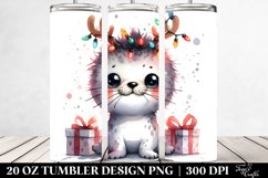 Expressive Seal Christmas PNG Product Image 2