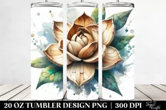 Stained Gardenia Wooden | 20 Oz Tumbler Product Image 2