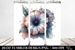 Abstract Petunia Clipart 20 Oz Tumbler Product Image 2