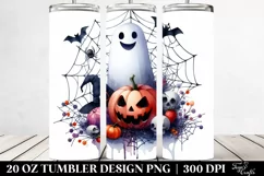 Funny Cobweb Halloween Clipart 20 Oz Tumbler Product Image 2